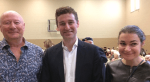 Harold Tomlison, MPP Yvan Baker, and Tori O’Brien