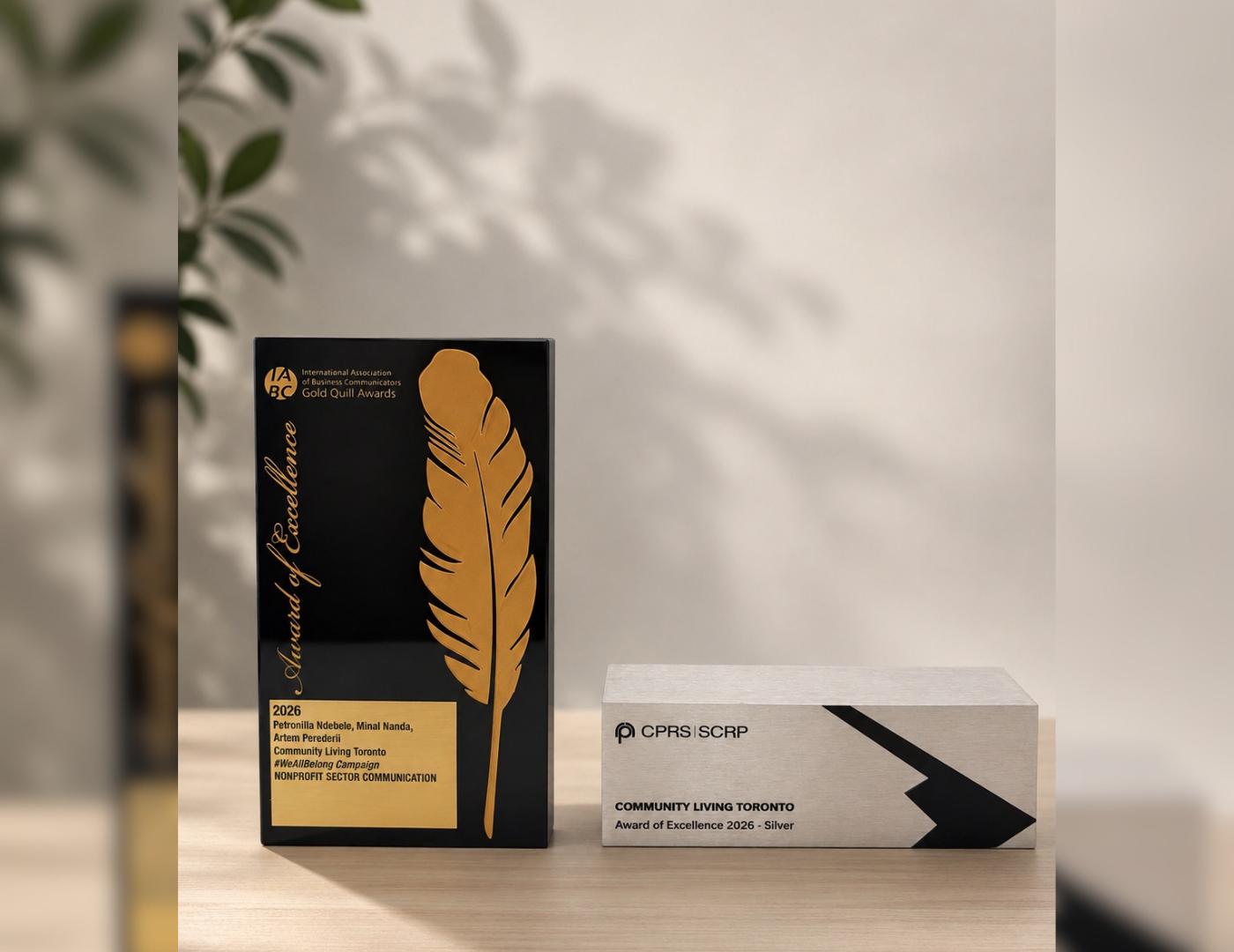 IABC Gold Quill Award and CPRS Silver Award of Excellence